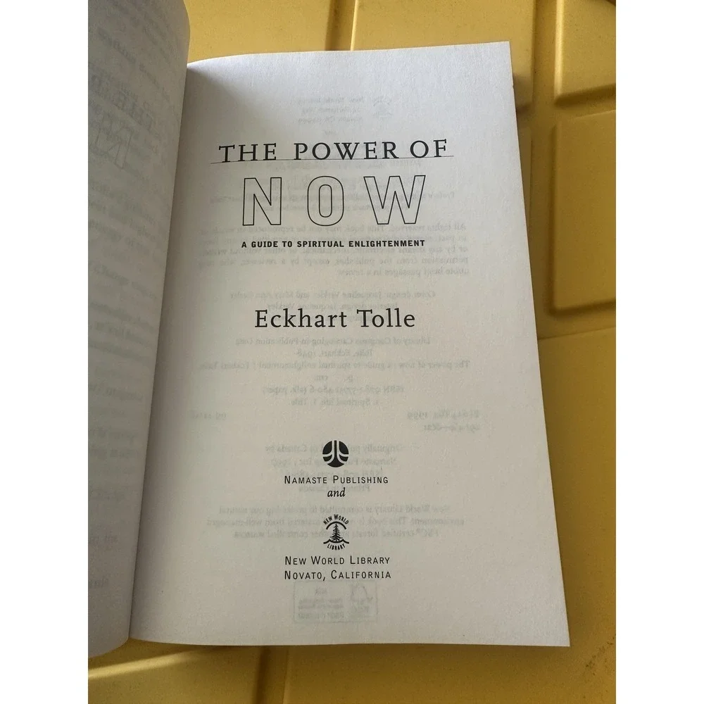 The Power Of Now Eckhart Tolle Paperback‎ Spiritual Enlightenment Self Help Book
